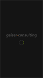 Mobile Screenshot of geiser-consulting.de
